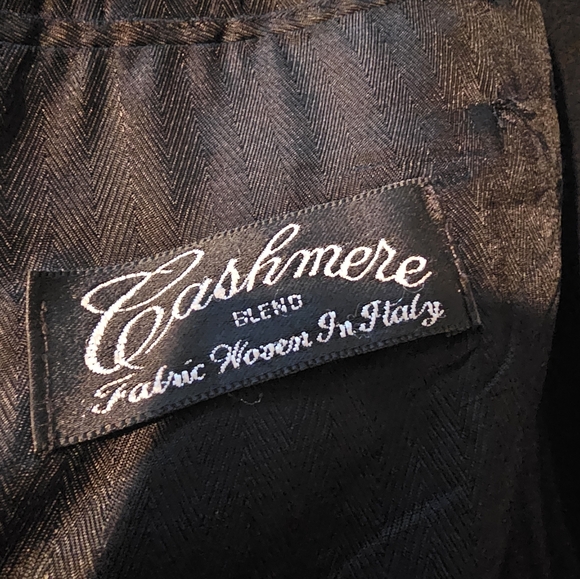 Andrew Fezza Cashmere Mens Over Coat Woven In Italy - Picture 6 of 7